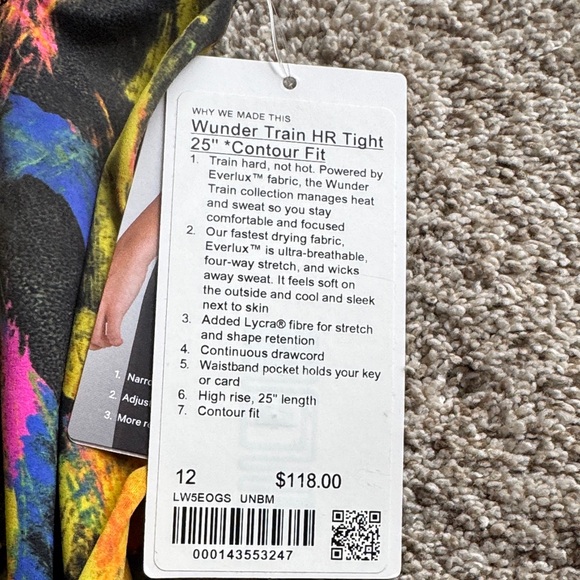 Lululemon Athletica Vibrant Abstract Leggings - Picture 3 of 7